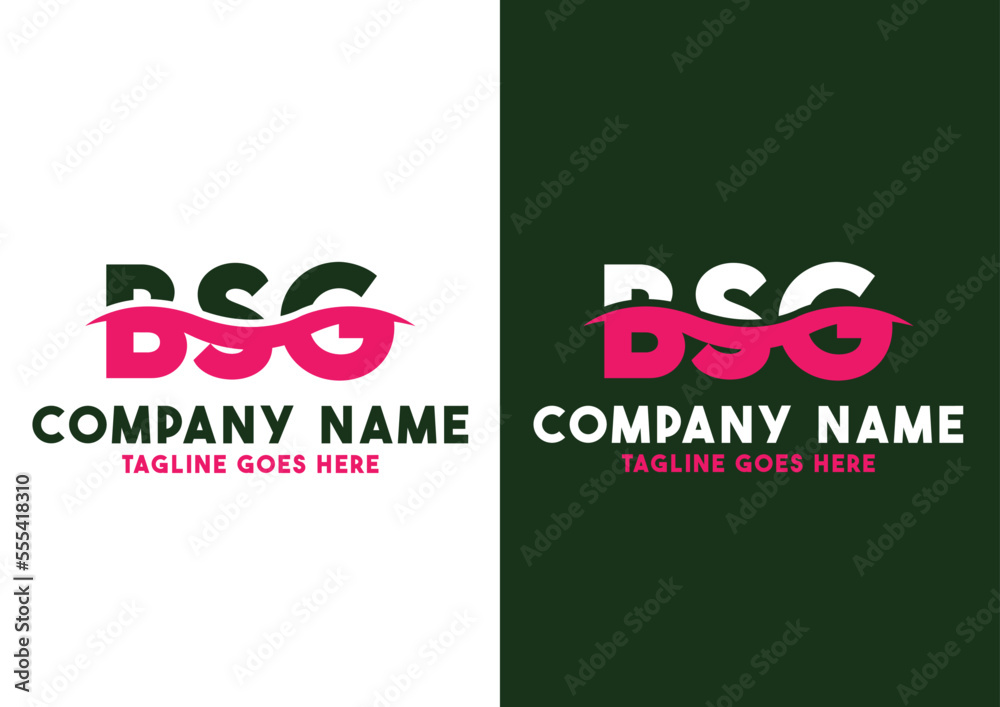 Letter BSG logo design template, BSG logo Stock Vector | Adobe Stock