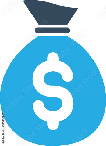 Dollar Sack Vector Icon
