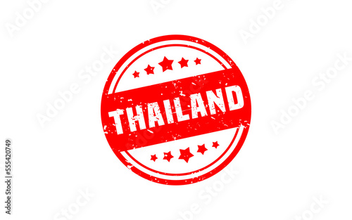THAILAND rubber stamp with grunge style on white background