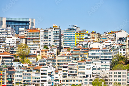 Bosphorus strait buildings in Istanbul