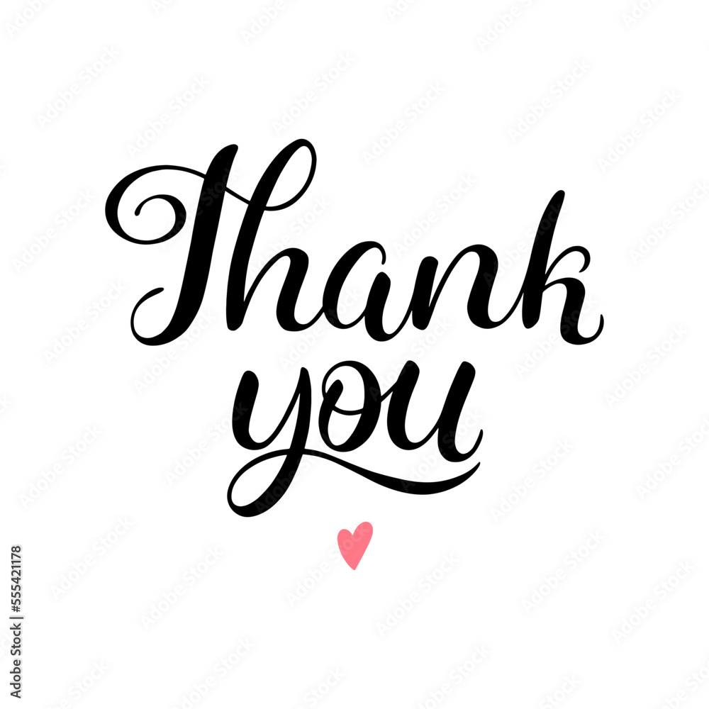 Thank you calligraphy Thank you calligraphy