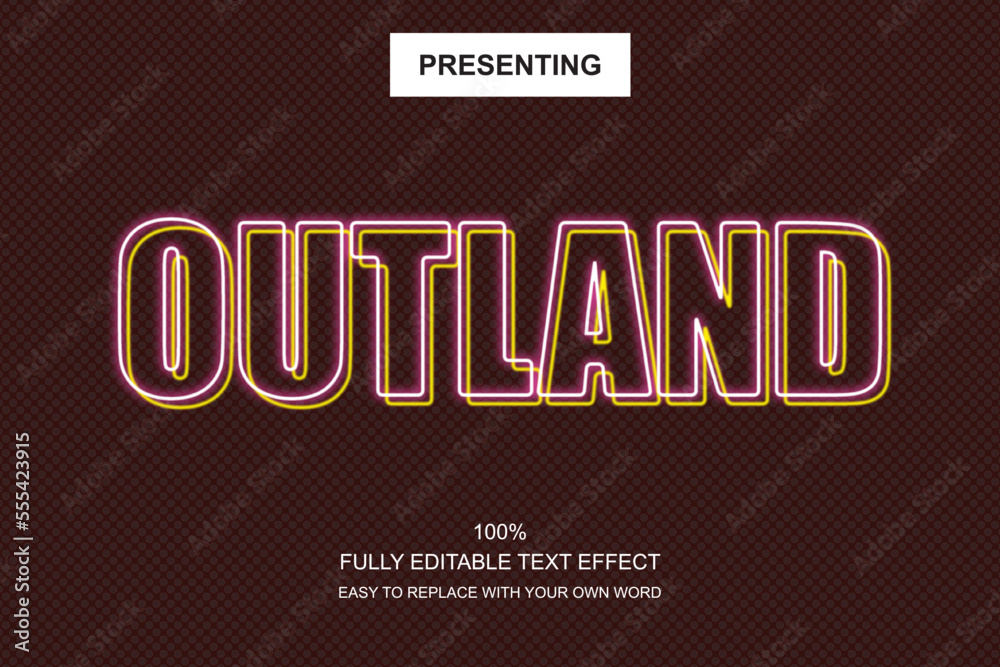 Special font editable adobe illustrator text effect. 100 editable text