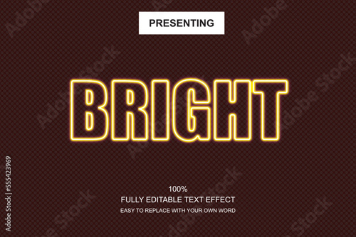 Special font editable adobe illustrator text effect. 100% editable text with an effect good for title and Text typography work