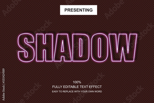 Special font editable adobe illustrator text effect. 100% editable text with an effect good for title and Text typography work