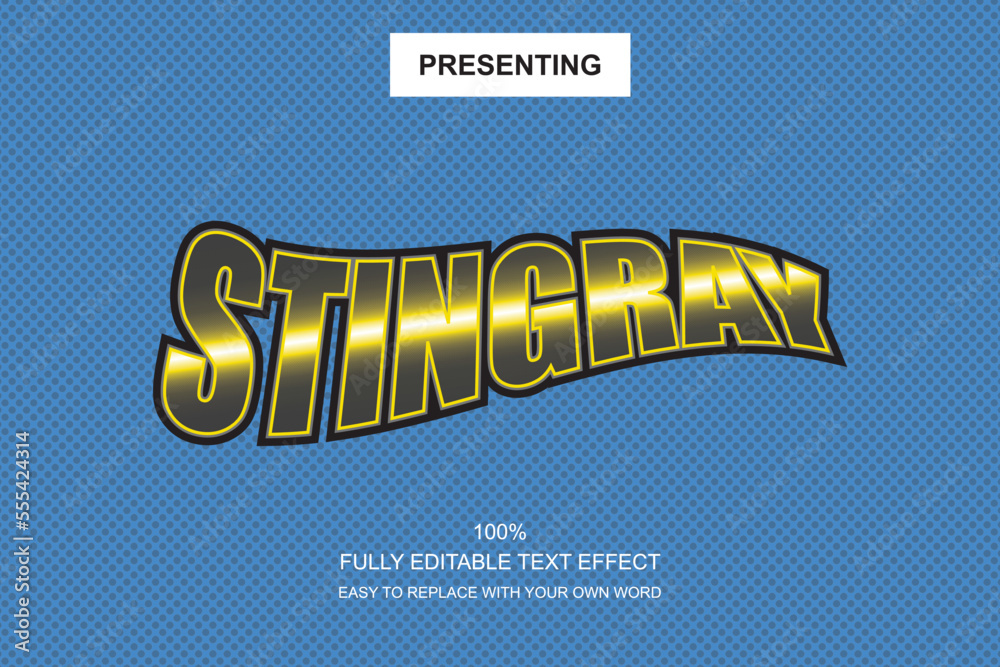 Special font editable adobe illustrator text effect. 100 editable text