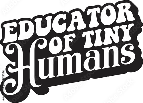 Educator of tiny humans SVG