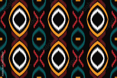 ฺฺBatik Textile ikat chevron seamless pattern digital vector design for Print saree Kurti Borneo Fabric border brush symbols swatches party wear