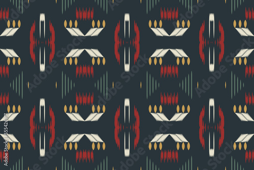 ฺฺBatik Textile ikat designs seamless pattern digital vector design for Print saree Kurti Borneo Fabric border brush symbols swatches party wear