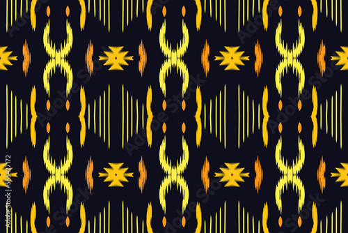 ฺฺBatik Textile ikat floral seamless pattern digital vector design for Print saree Kurti Borneo Fabric border brush symbols swatches designer