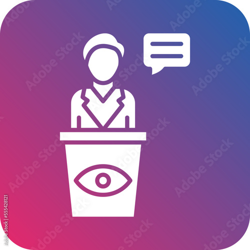 Eye Witness Icon Style