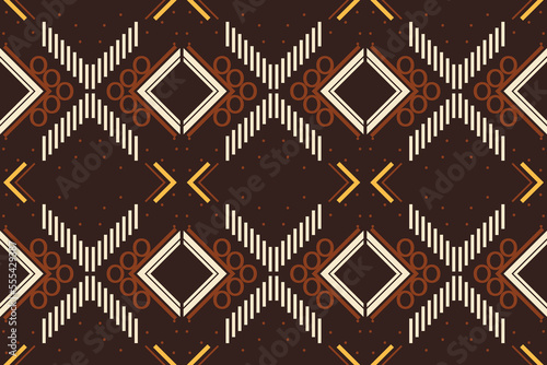 Ethnic Aztec Ikat Seamless Pattern Textile Motif ikat seamless pattern digital vector design for Print saree Kurti Borneo Fabric Aztec brush symbols swatches party wear