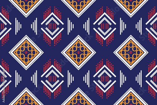 Ethnic Aztec Ikat Seamless Pattern Textile ikat chevron seamless pattern digital vector design for Print saree Kurti Borneo Fabric Aztec brush symbols swatches stylish