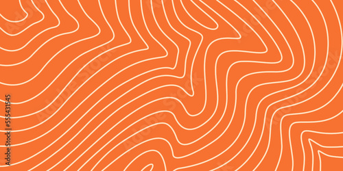 Salmon fillet texture, fish pattern. Vector background with stripes salmon