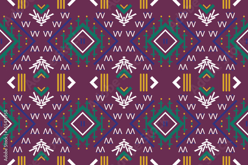 Ethnic Aztec Ikat Seamless Pattern Textile ikat prints seamless pattern digital vector design for Print saree Kurti Borneo Fabric Aztec brush symbols swatches stylish