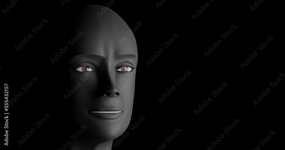 face of person made in 3d with blender face of person made in 3d with blender
