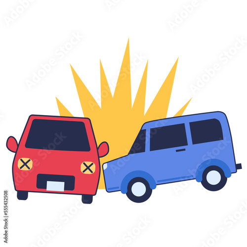 交通事故・トラブルのイラスト