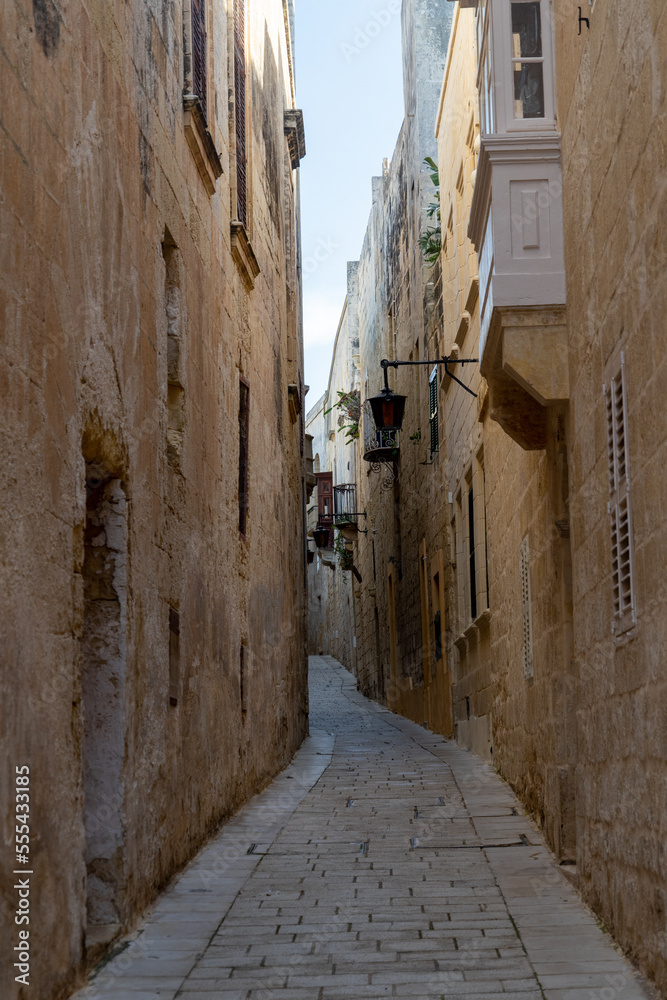 Fototapeta premium enge Gasse in Mdina