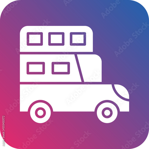 Double Decker Icon Style