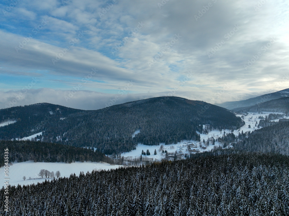 Czarna Gora mountain and forest 