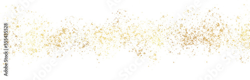 gold sparkle splatter border