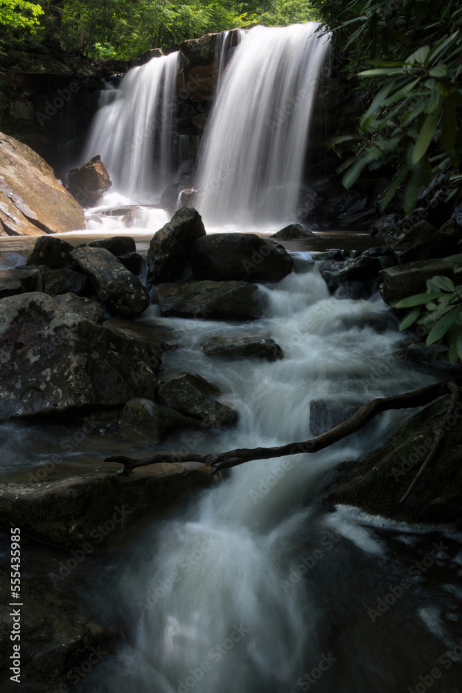 Obraz premium Twin Falls at Valley Falls State Park