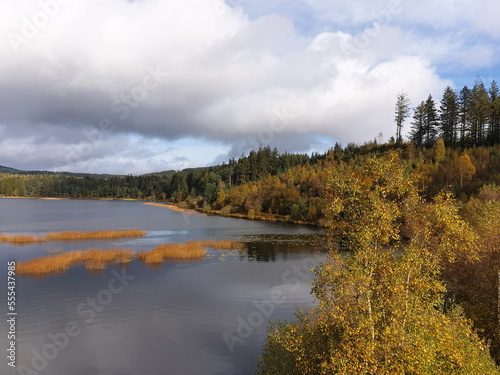 autumn landscape with loch