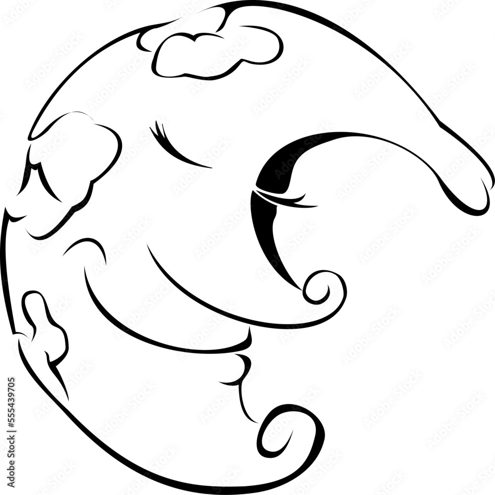 cartoon moon cartoon moon