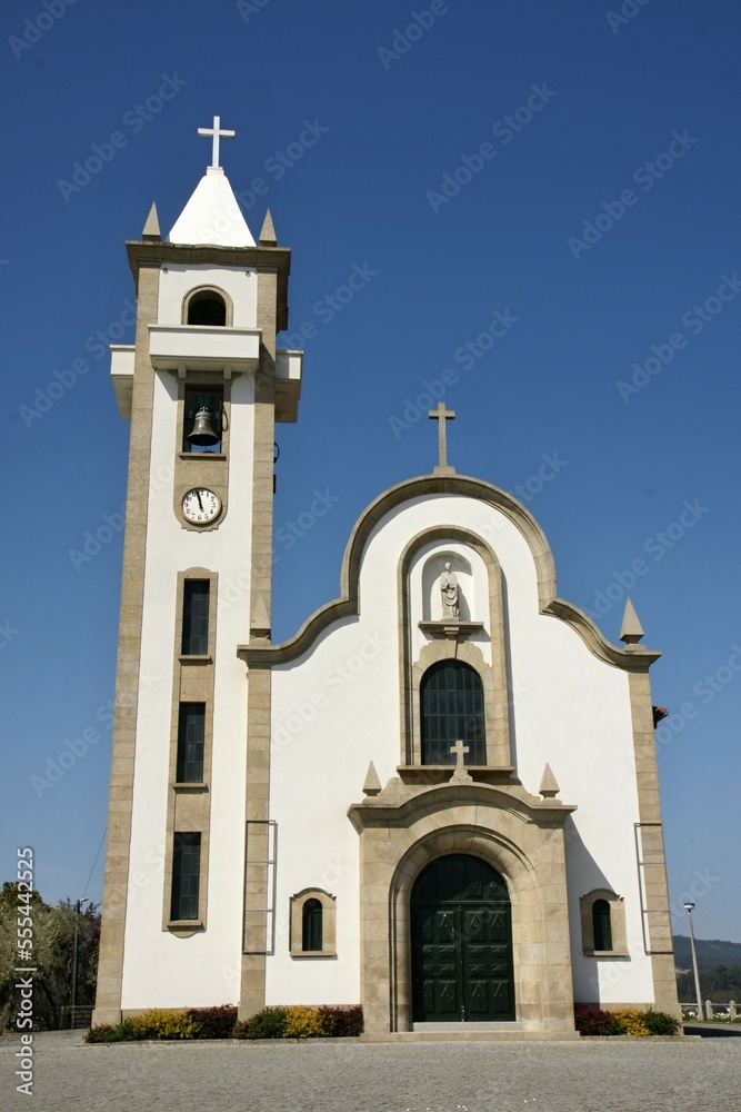 Modern church in Irvio, Norte - Portugal 
