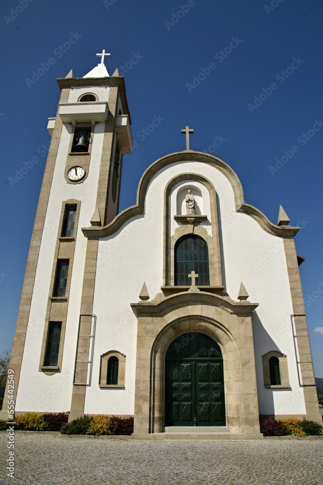 Modern church in Irvio, Norte - Portugal 