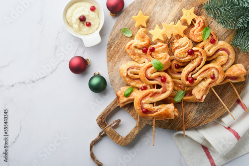 Картината върху платно Christmas or New Year appetizer