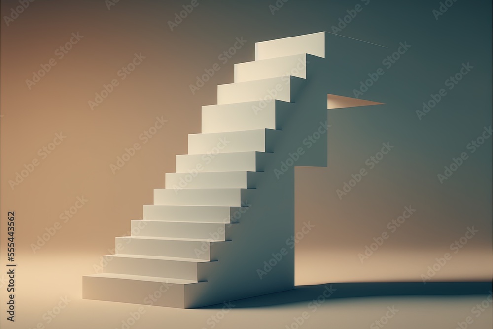 Digital illustration about cloud and ladder. Digital illustration about cloud and ladder.