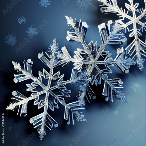 cold winter background with...