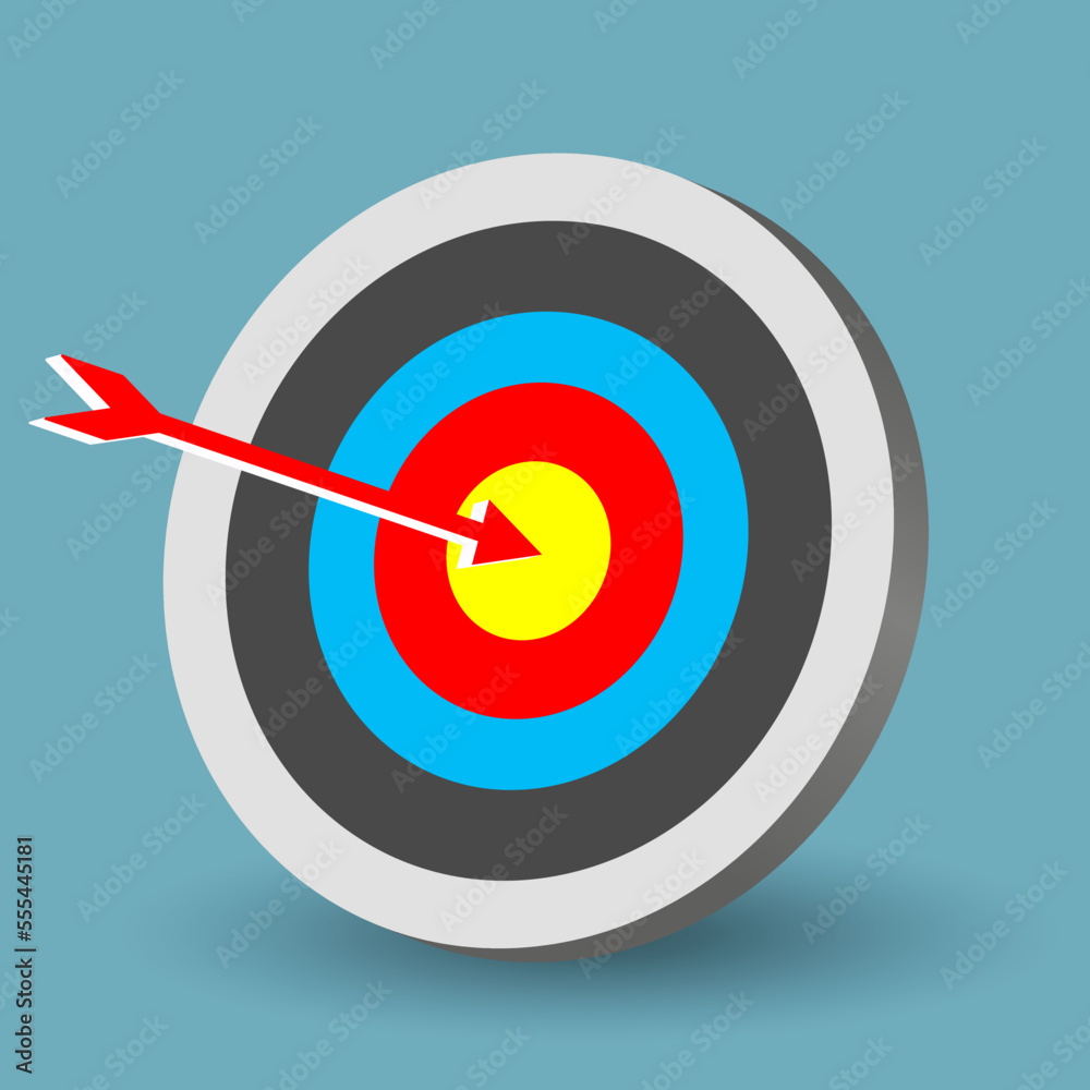 abstract 3ds colorful target, goal, aim object in vector, illustrations. the target 3d for archery sports or business marketing goal concepts design abstract 3ds colorful target, goal, aim object in vector, illustrations. the target 3d for archery sports or business marketing goal concepts design