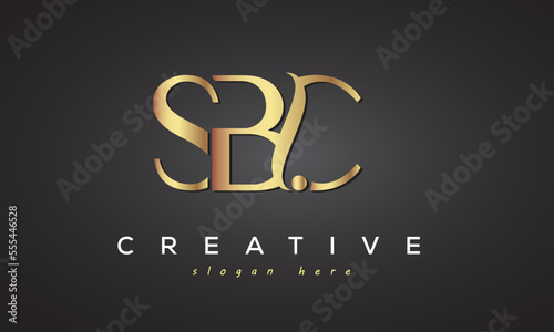 SBC creative luxury logo design photo