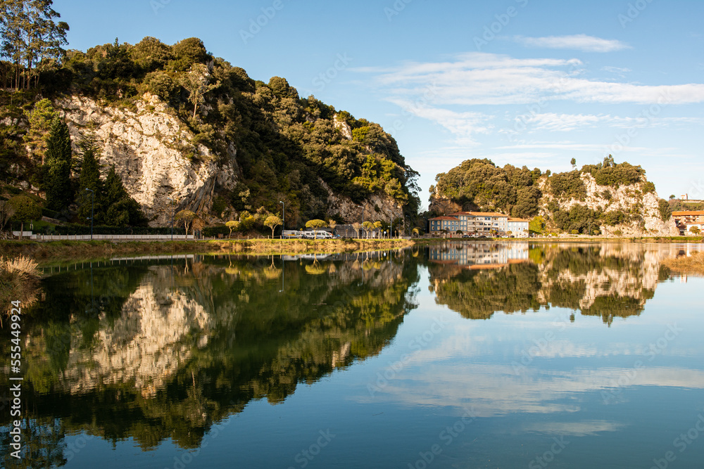 Fototapeta premium Ribadesella municipio de Asturias