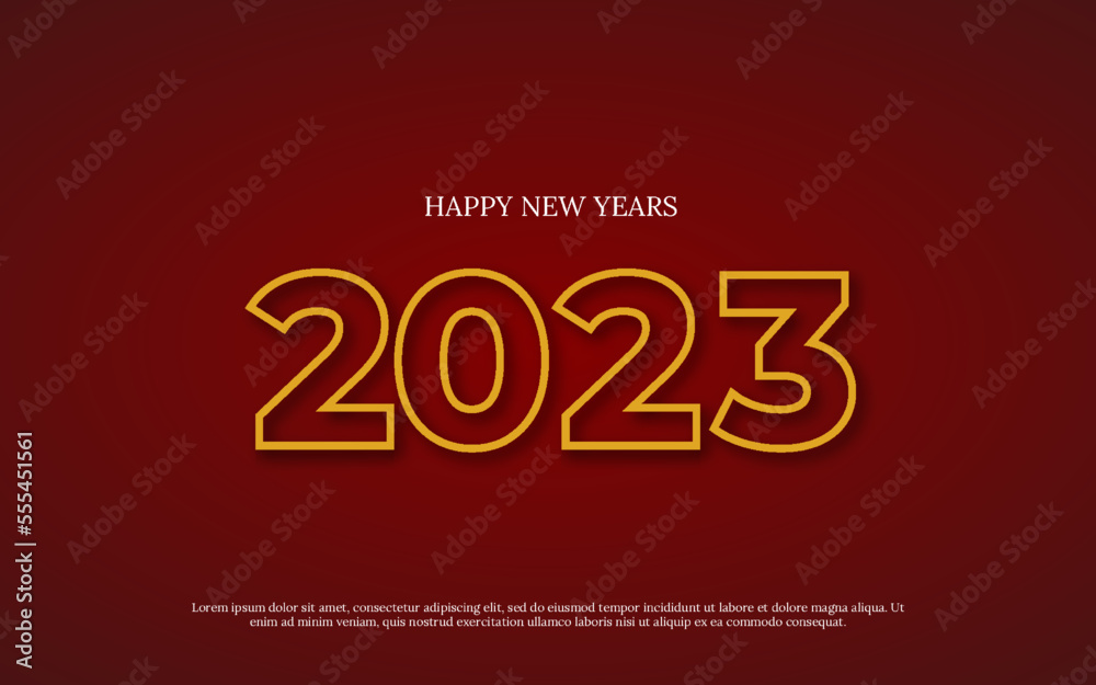 2023 logo design with modern background 2023 logo design with modern background