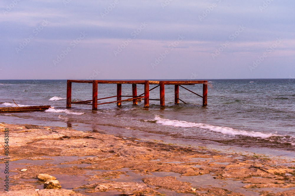 pier on the beach