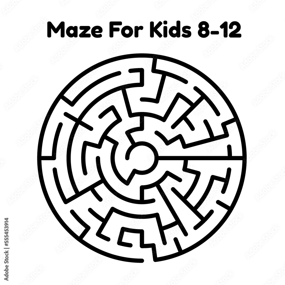 Maze For Kids Age 8 - 12 Maze For Kids Age 8 - 12