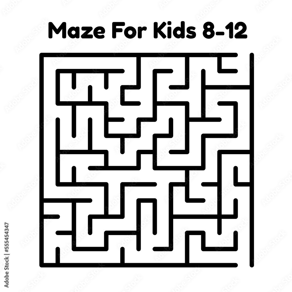 Maze For Kids Age 8 - 12 Maze For Kids Age 8 - 12