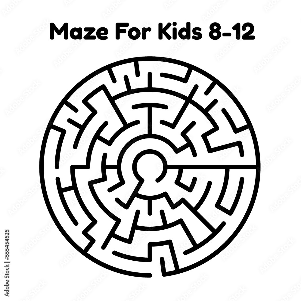 Maze For Kids Age 8 - 12 Maze For Kids Age 8 - 12