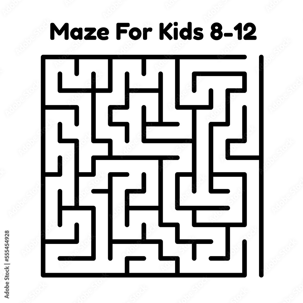 Maze For Kids Age 8 - 12 Maze For Kids Age 8 - 12