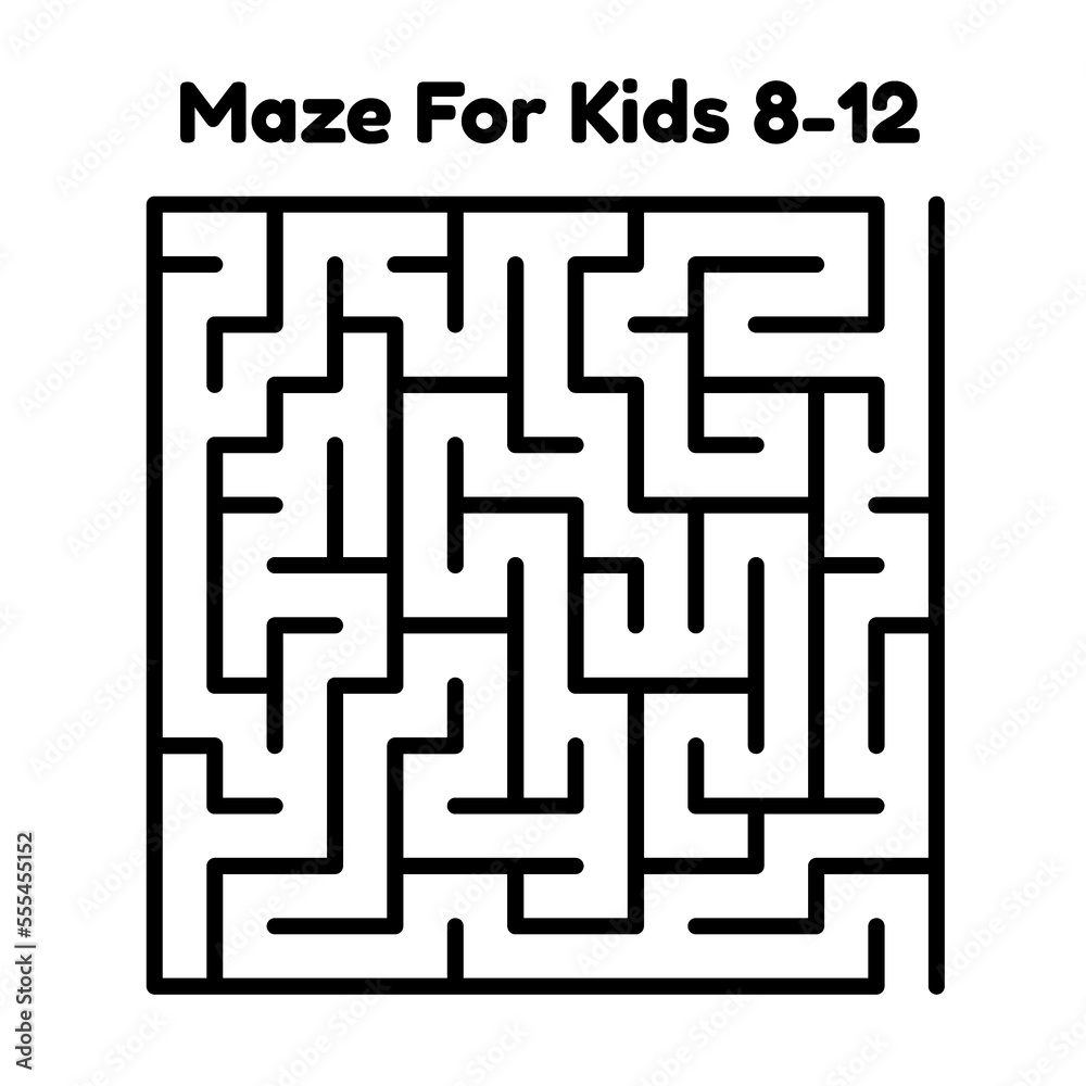 Maze For Kids Age 8 - 12 Maze For Kids Age 8 - 12