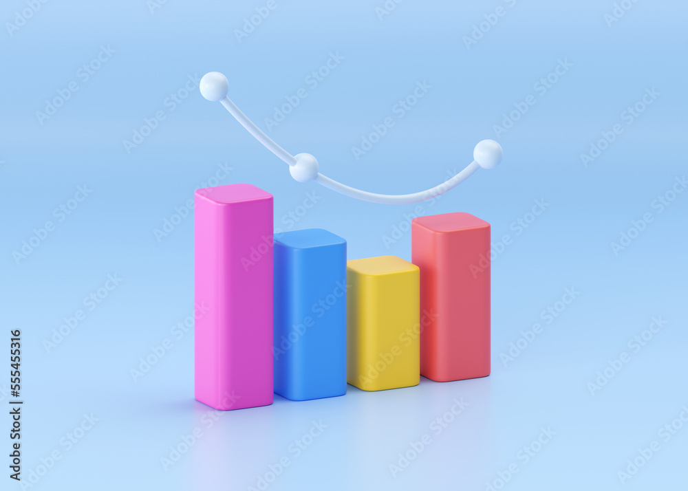 3d render graph illustration - digital diagram, financial stats and traffic analysis infographic 3d render graph illustration - digital diagram, financial stats and traffic analysis infographic