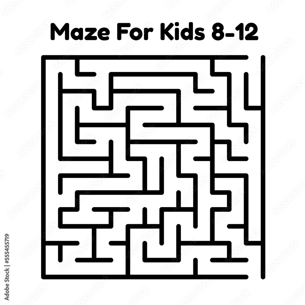 Maze For Kids Age 8 - 12