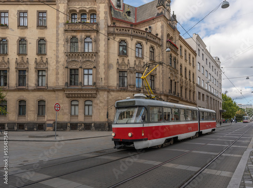 Tram at Masarykova Street - Brno, Czech Republic