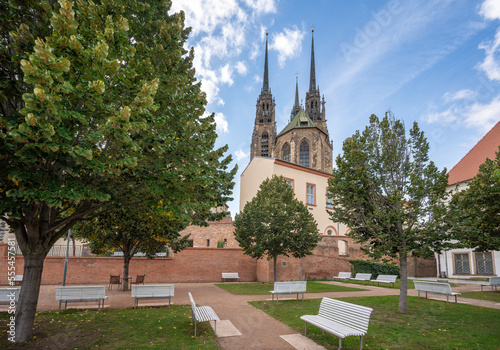 Capuchin Terraces and Cathedral of St. Peter and Paul - Brno, Czech Republic