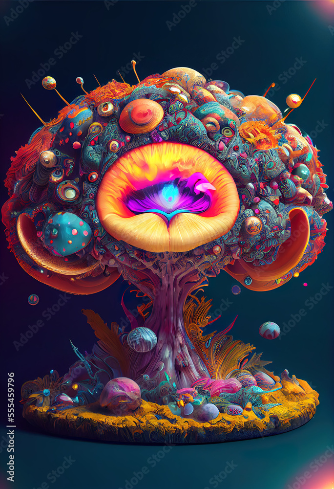 Psychedelic Shrooms Illustrations