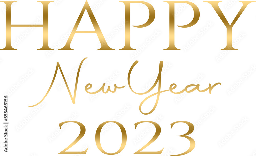 Happy New Year 2023 - obrazy, fototapety, plakaty 