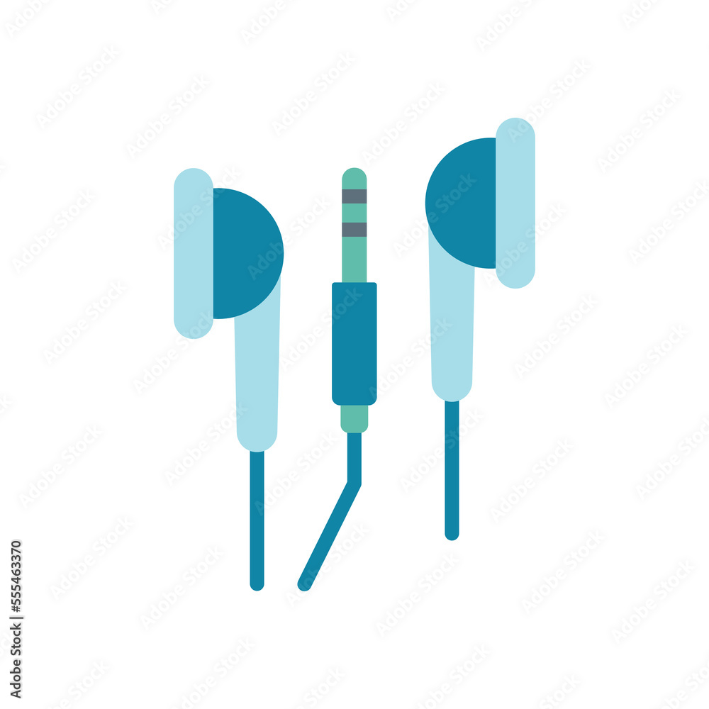 Fototapeta premium earphone icon design vector template