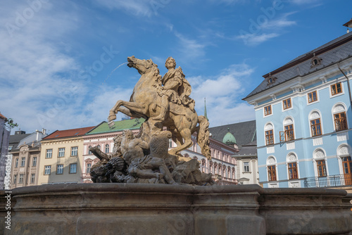 Caesar Fountain at Upper Square - Olomouc, Czech Republic